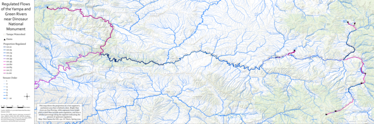 Yampa River Flow Regulation Map | Nick Santos